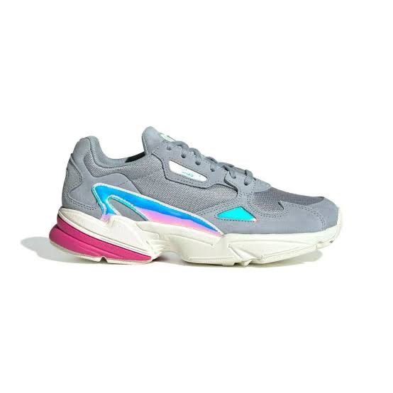 Adidas Originals Falcon gray hologram Women s Fashion Footwear