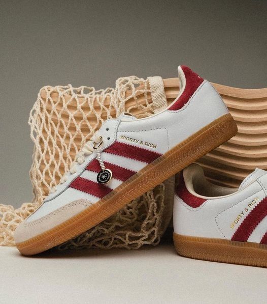 Adidas Samba Sporty and Rich Merlot, Women's Fashion, Footwear
