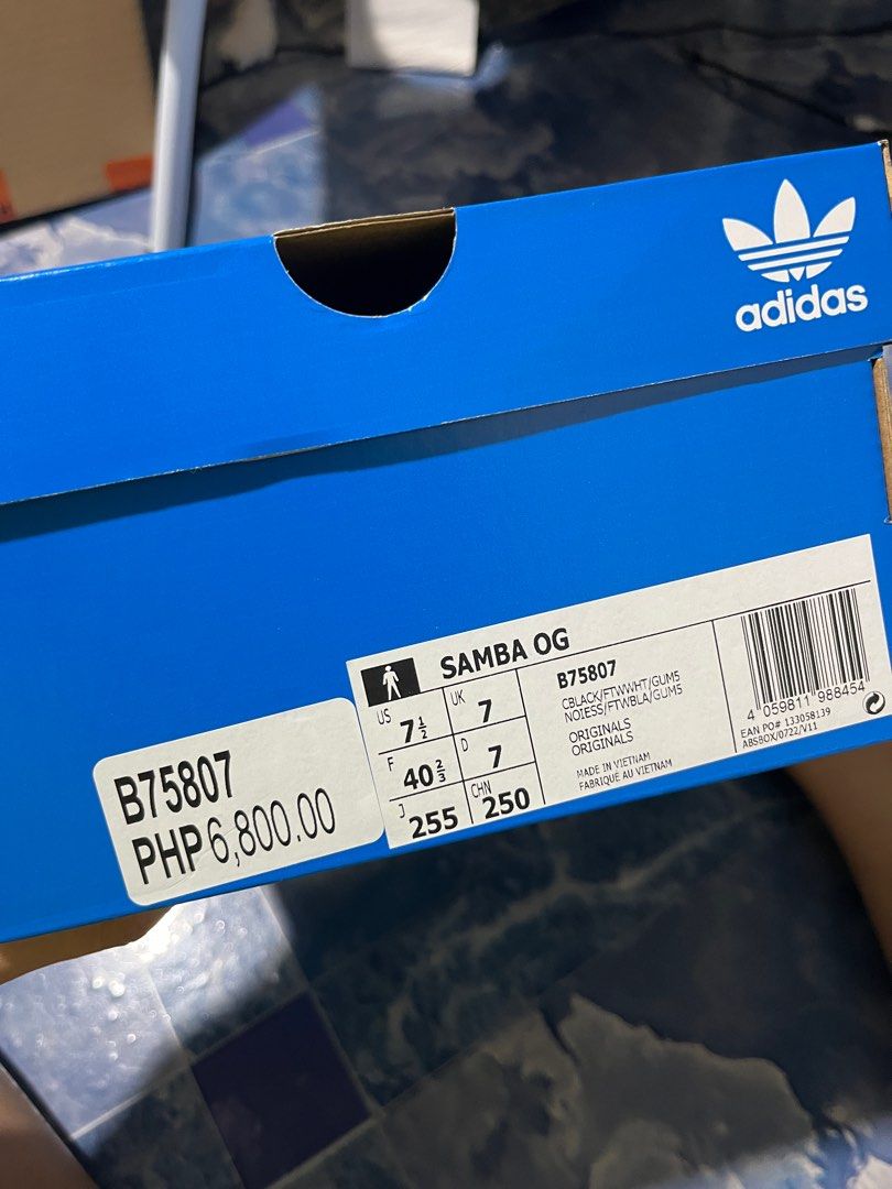 Adidas us 8.5 to uk 7.5 hot sale