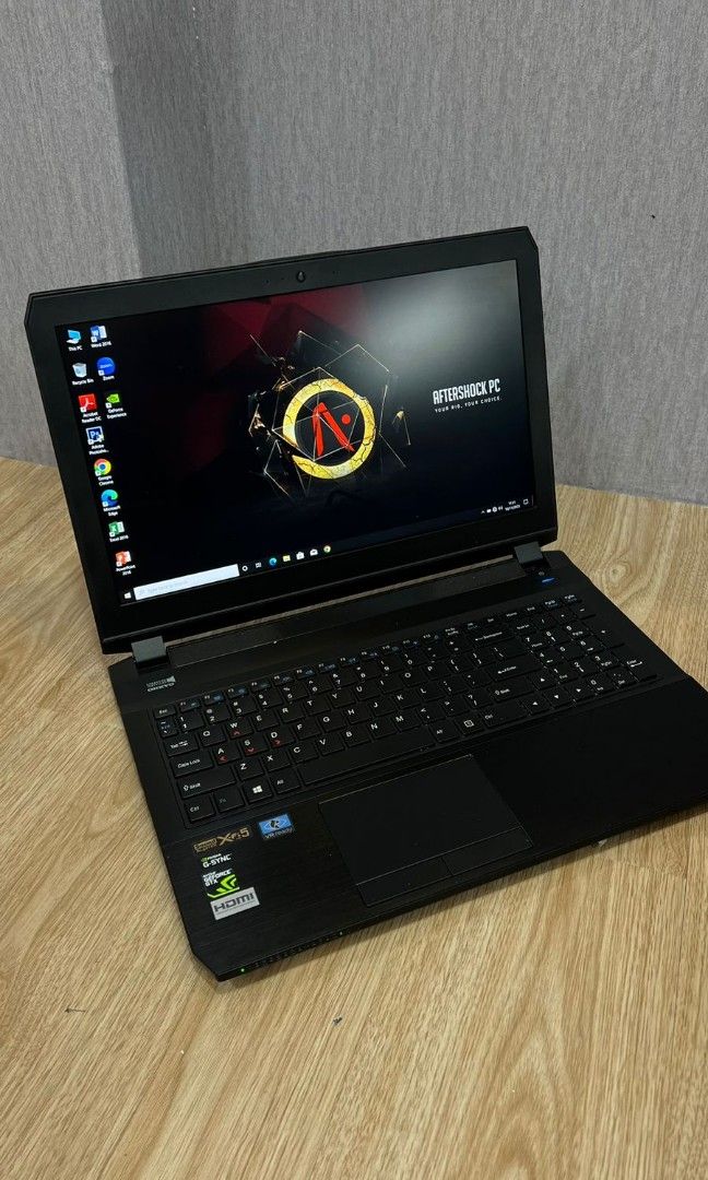 AFTERSHOCK P65, INTEL CORE i7 GTX 970, 363 DDRS RAM 8GB SSD 256 GB