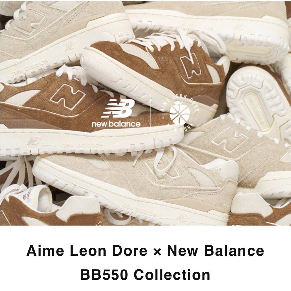 27.5cm Aime Leon Dore×New Balance BB550-
