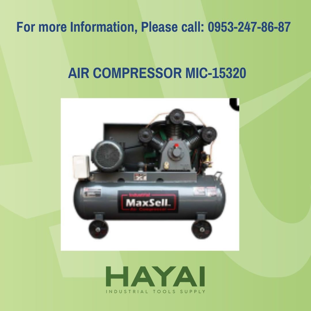 AIR COMPRESSOR MIC-15320, Commercial & Industrial, Construction Tools ...