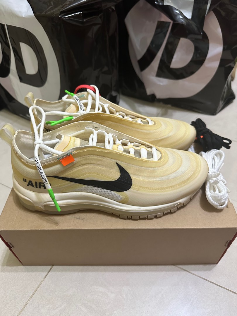 Air max 97 2025 off white laces