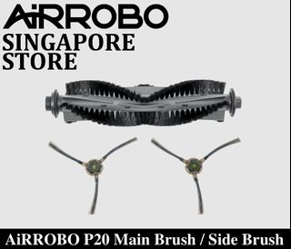 For AiRROBO P20 Vacuum Cleaner Replacement Spare Parts Side Brush HEPA  Filter Accessories