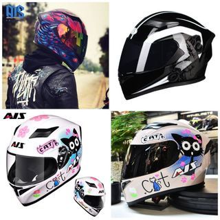 AIS motorbike helmet
Full face motorcycle helmet 
model:607
100% actual photos of our customer's order

It's AIS brand, we guarantee the quality of this helmet is nice 
Full face helmet
Double visors design