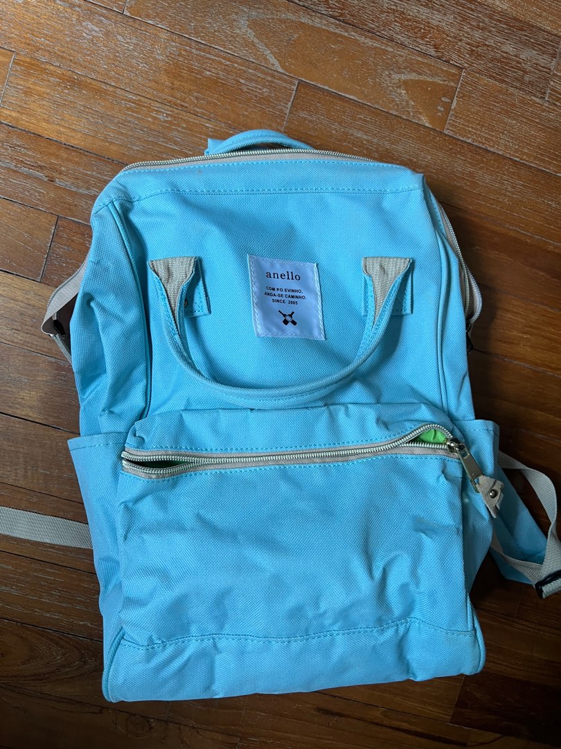 ANELLO Backpack in sweet blue Women s Fashion Bags Wallets Backpacks on Carousell