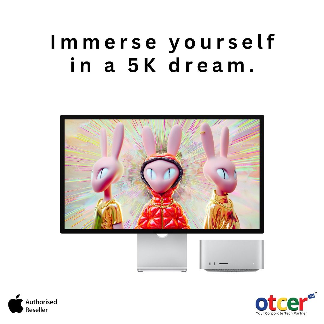 Apple Studio Display (Category: Monitor Screens) located in Pasig City. Submitted by otcer.philippines (Listing ID 1264946909, Image 1). Description: Capture every detail with the Apple Studio Display. The Standard Glass model starts at Php 94,990.00, or go beyond with Nano-texture Glass for Php 112,990.00. Elevate your visual journey at www.otcer.ph or connect at +63 919 839 9123. #DetailDriven #BeyondVisuals #ElevateEveryday.