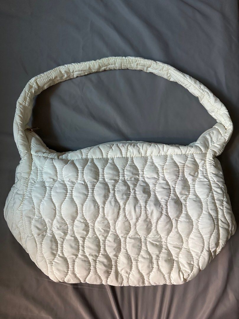 ASOS DESIGN shoulder bag with diamond quilt in sage green | ASOS