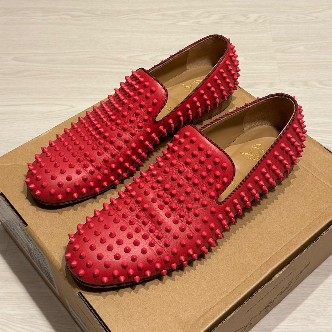 Authentic red store bottom shoes