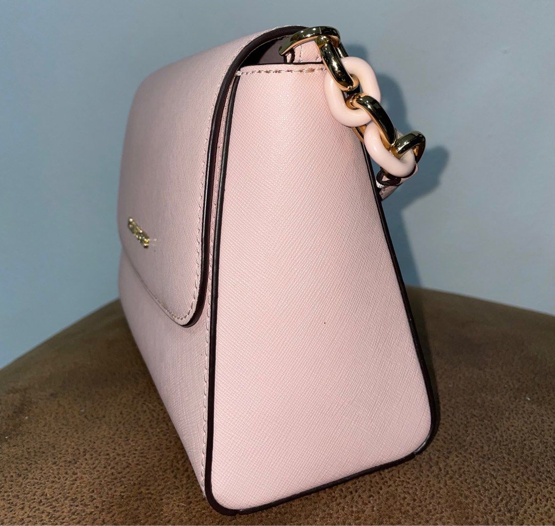 Authentic Light Pink Canvas Michael Kors handbag