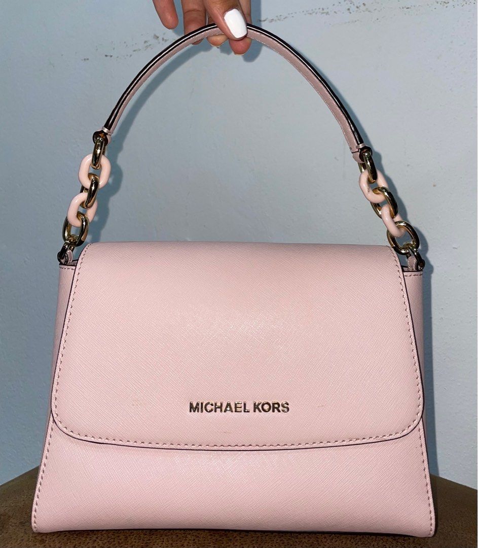 Light pink michael kors purse on sale