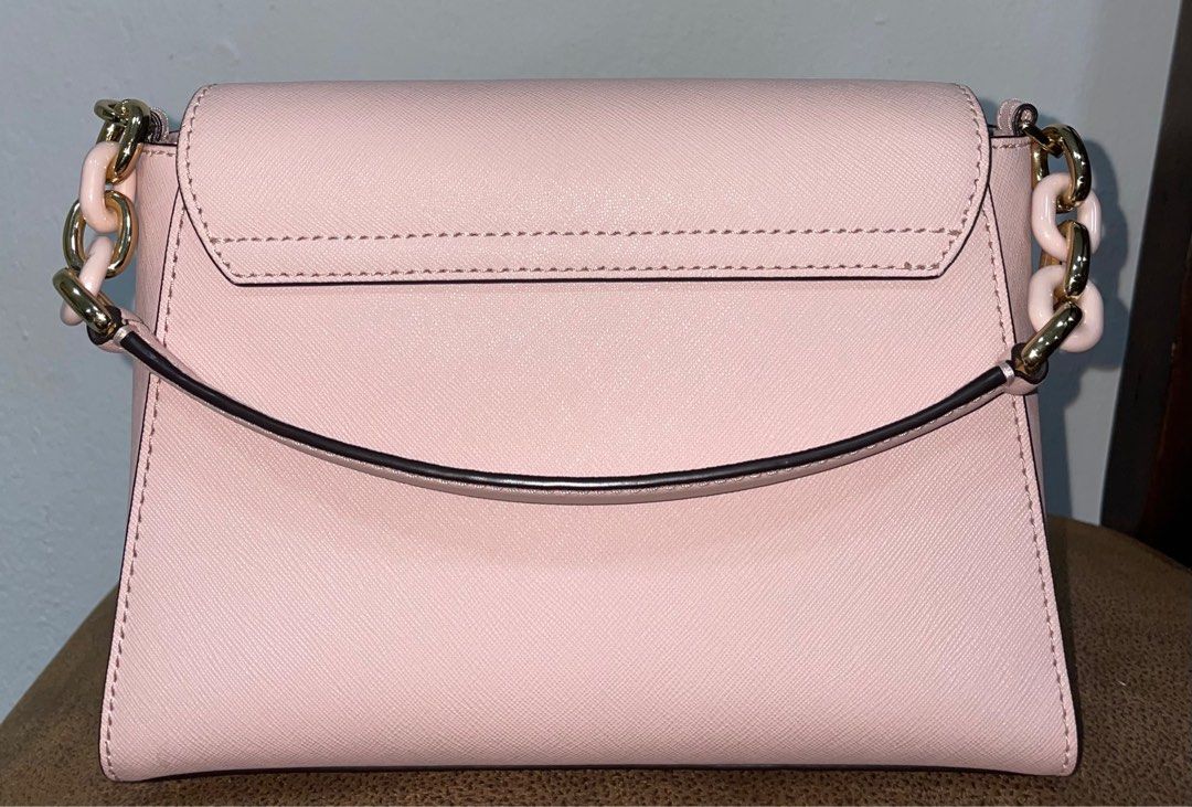 Authentic Light Pink Canvas Michael Kors handbag
