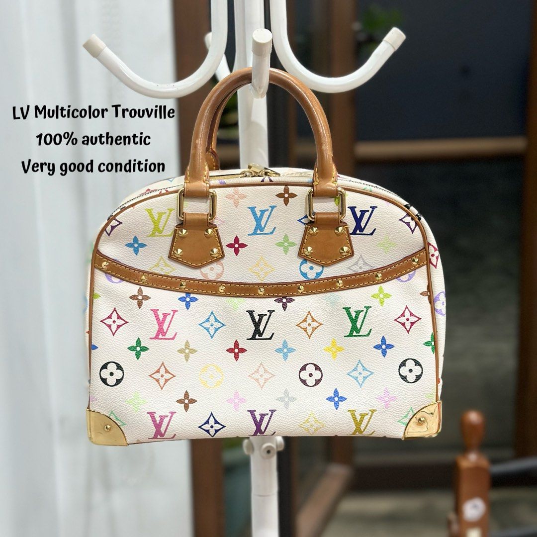 LOUIS VUITTON Multicolor Trouville White, Luxury, Bags & Wallets on  Carousell