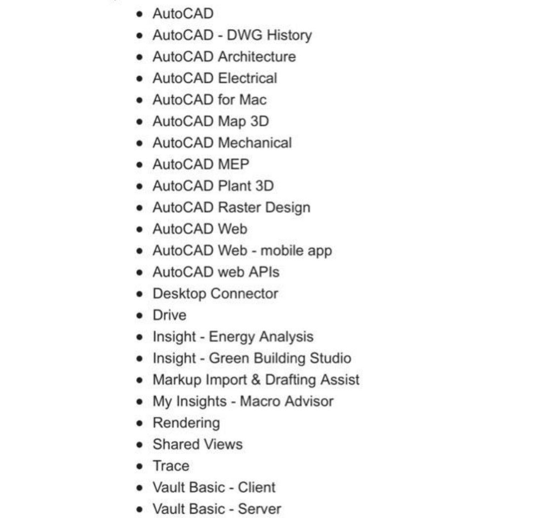 AutoDesk AutoCAD 2024/2023 3DMax/Maya/Autocad/ Revit/Naviswork/Inventor