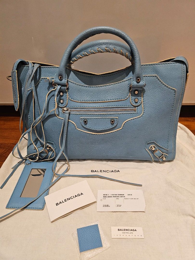 Light blue cheap balenciaga bag