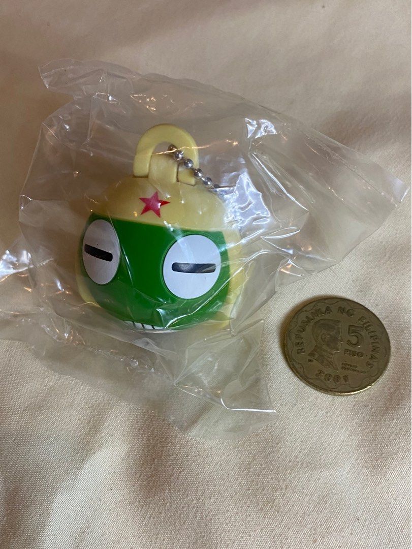 Bandai Sgt. Frog Keroro keychain (Category: Character Goods) located in Iloilo. Submitted by everythingarcade (Listing ID 1264903083, Image 2). Description: Measurements are indicated in the photos 1 pc only +sf Body is retractable inside its head.
