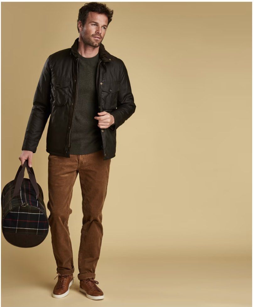Barbour shop cord trousers