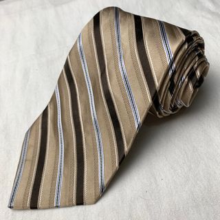 Michael Kors Beige stripes essential Necktie