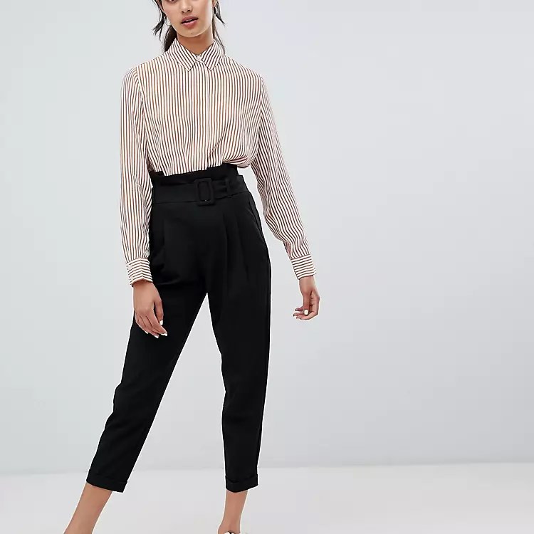 High-Waisted Billie Pull-On Straight Trouser | Old Navy