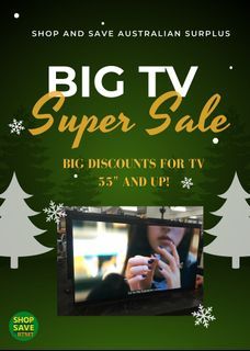 BIG DISCOUNTS ON TV for 55" and up!