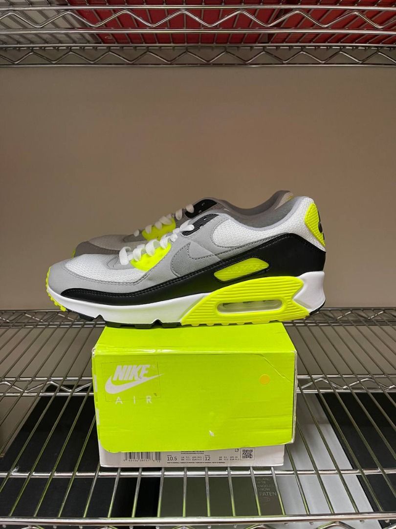 【BIG SIZE SELECT】Nike Air Max 90 OG Volt US10.5 CD0881-103