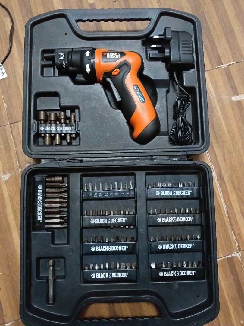 Black & Decker Cordless Pivot Screwdriver, Furniture & Home Living, Home  Improvement & Organisation, Home Improvement Tools & Accessories on  Carousell