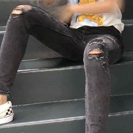H and m ripped jeans discount