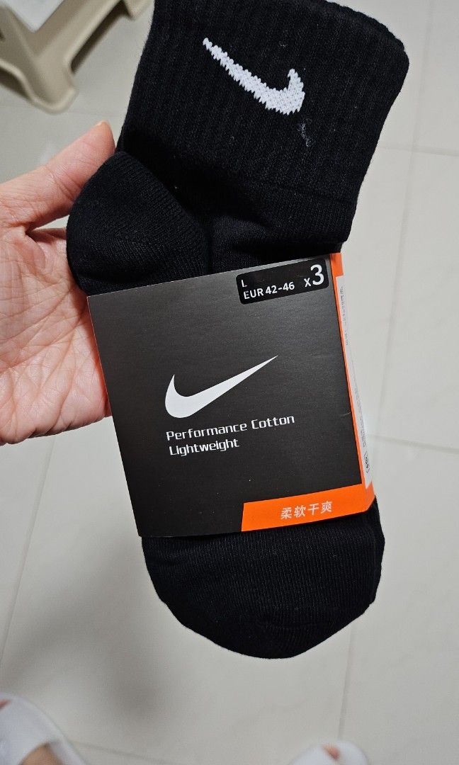 nike performance cotton lightweight socks