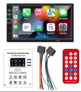  1G+32G Double Din Android 13 Car Stereo with Wireless Apple Carplay  Android Auto, 10.1 Inch Touch Screen Car Radio with HiFi/BT/GPS Navigation  Support Fastboot Backup Camera WiFi Connection : Electronics