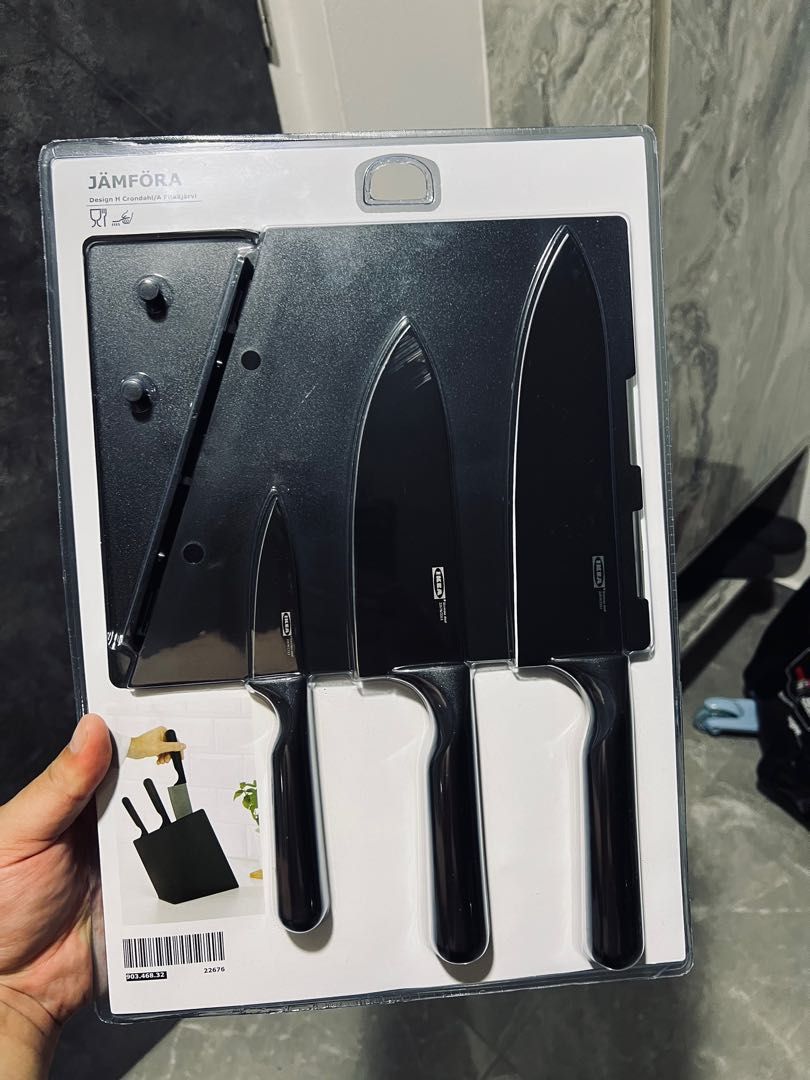 Brand New Ikea Kitchen Knives set, Furniture & Home Living, Kitchenware