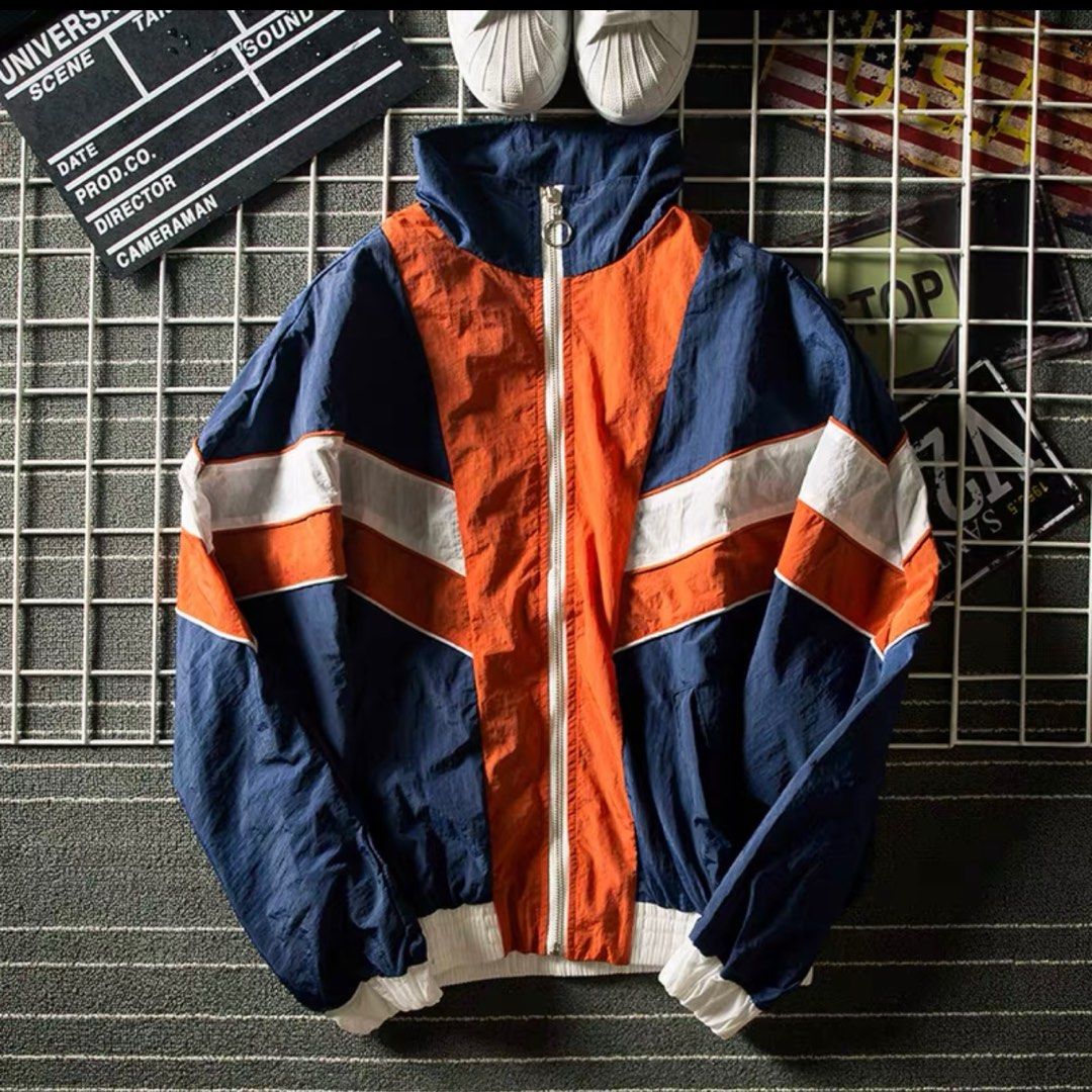 Red and yellow bomber sale jacket