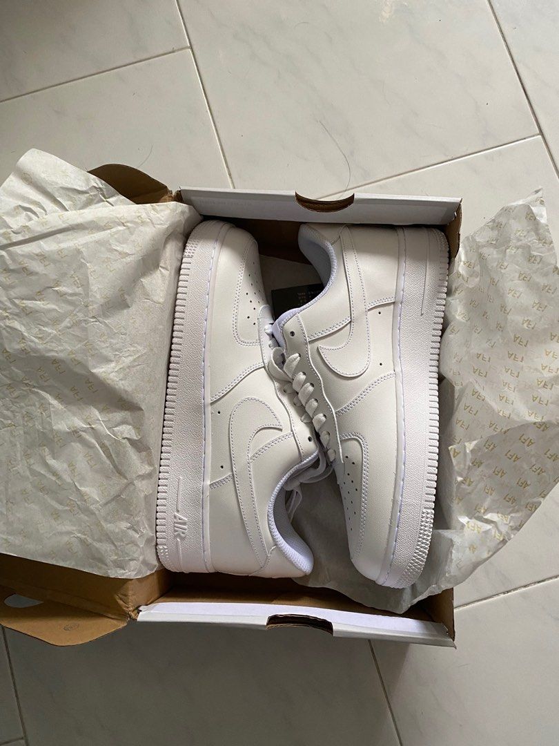 Brand New White Air Forces Men s Fashion Footwear Sneakers on
