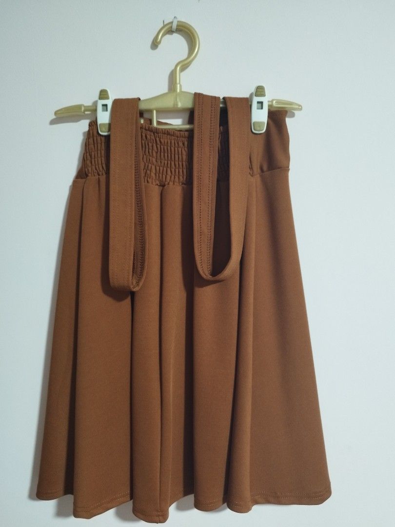 Tan skirt outlet overalls