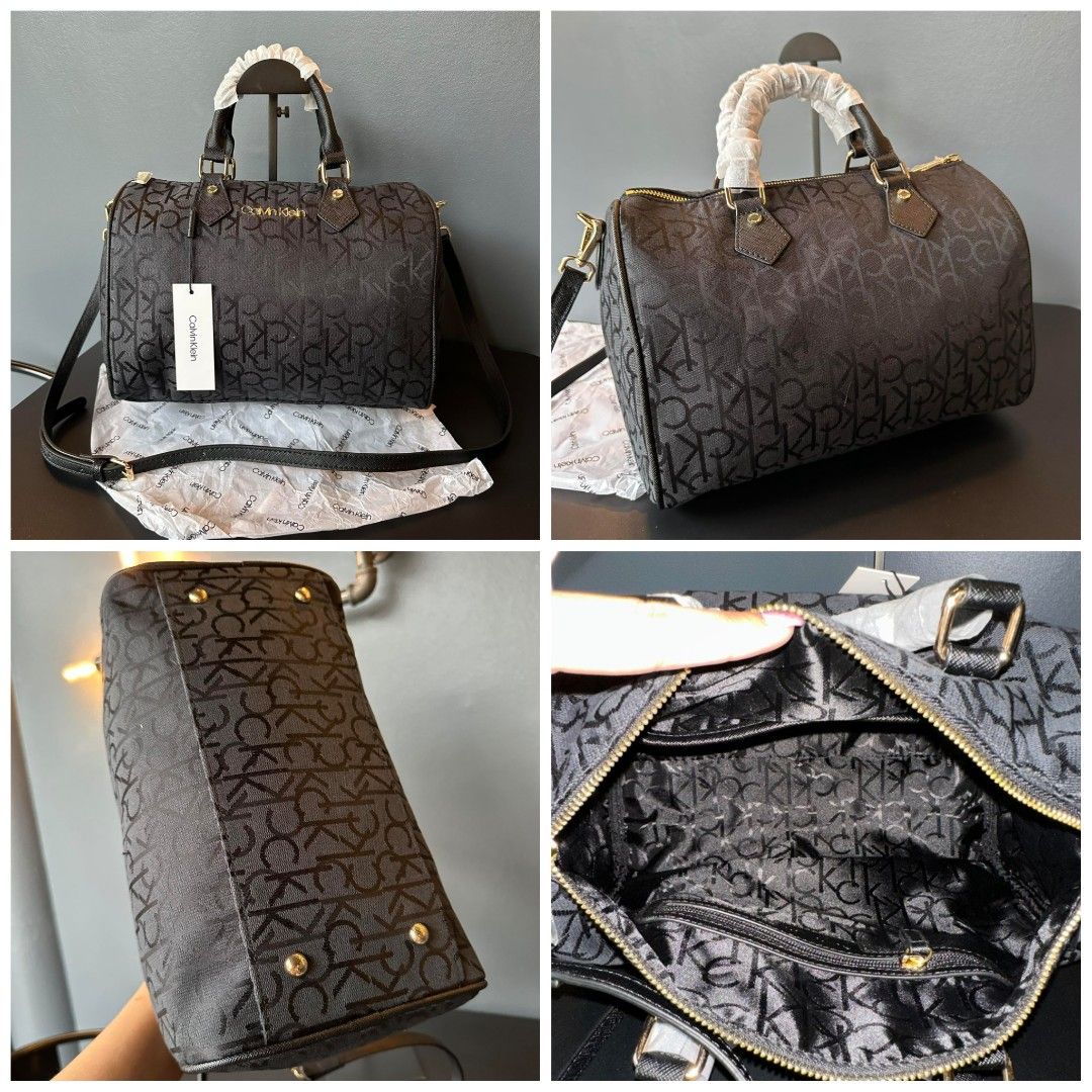 Calvin Klein Monogram Bowling Two Way Bag (Category: Cross-body Bags) located in Muntinlupa City. Submitted by its.joy (Listing ID 1264814877, Image 3). Description: 🏷️💯 Original 💯Authentic 🏷️ Paper bag and dustbag included 🔸 Long Strap Included 🔸 With 2 Inner Pockets 🔸Top Zip Closure 🔸 Dimensions: 30 x 23 x 17cm.