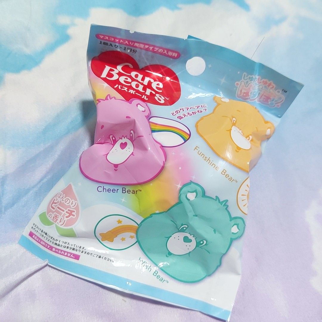 Carebear care bears bath bomb japanese cheer wish funshine figurine