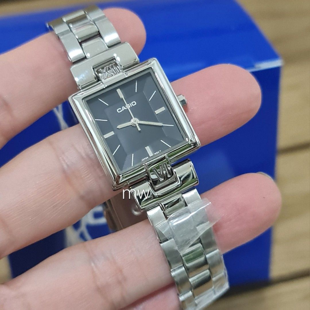 Casio square analogue watch online