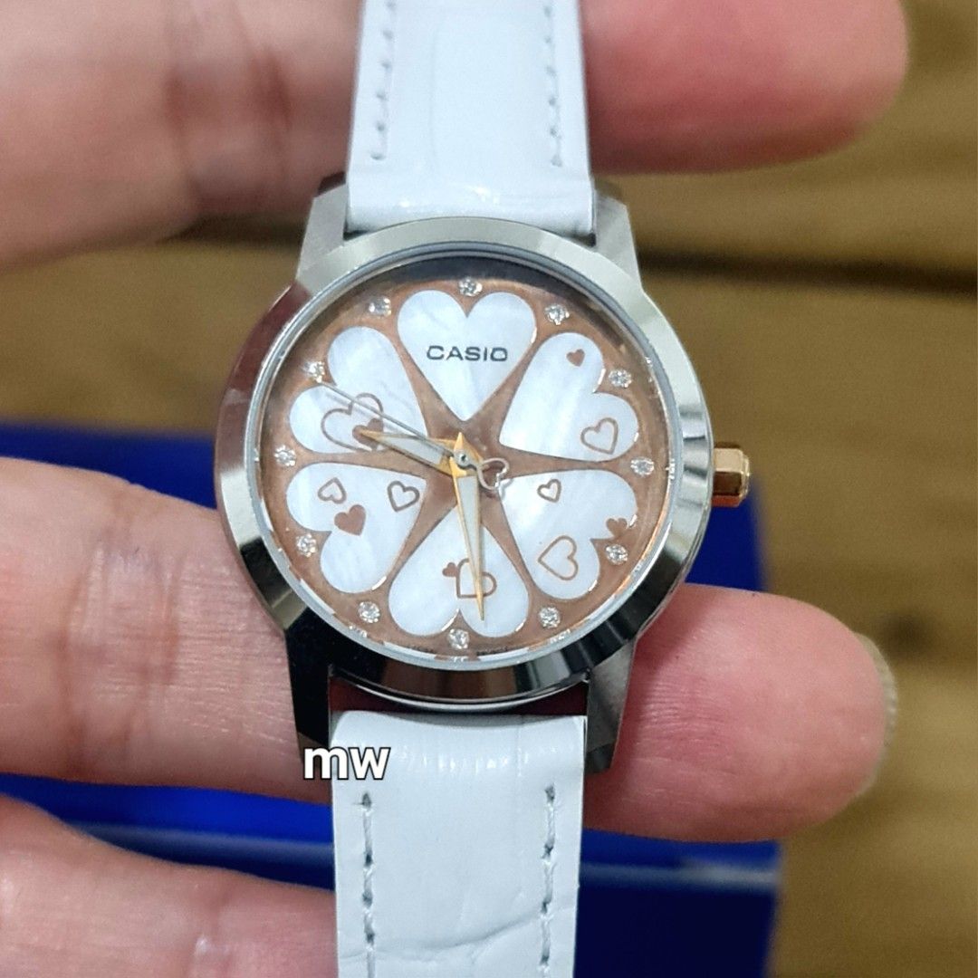Casio mother of pearl watch sale