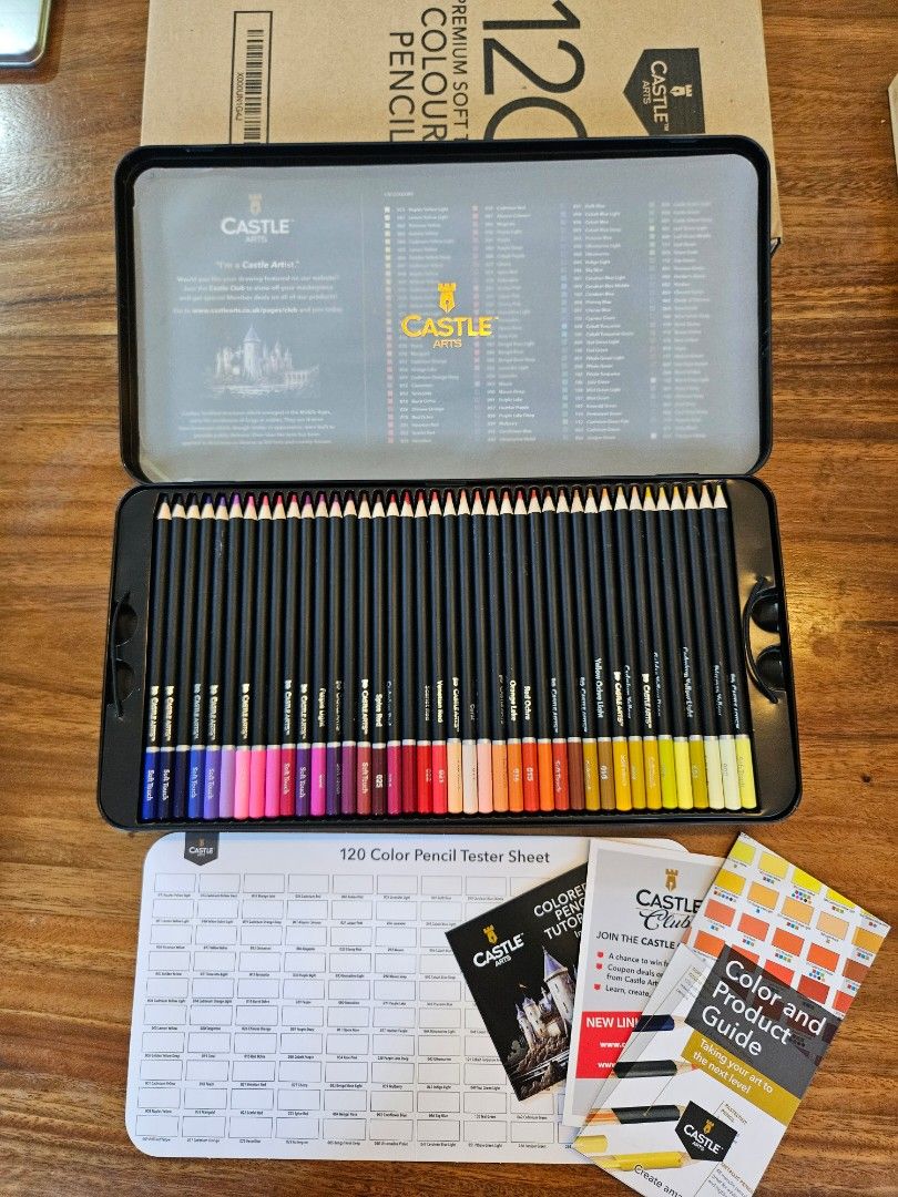 Castle Art Colored Pencils, Hobbies & Toys, Stationary & Craft, Other