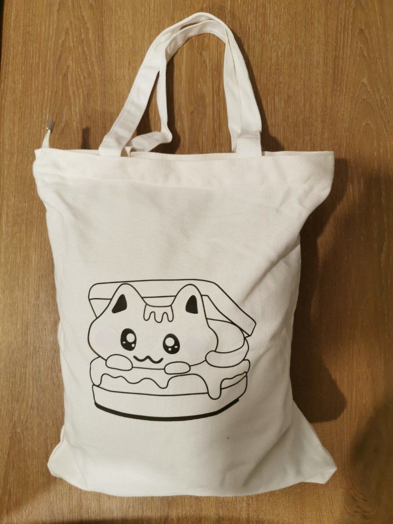 Cat on sale canvas bag
