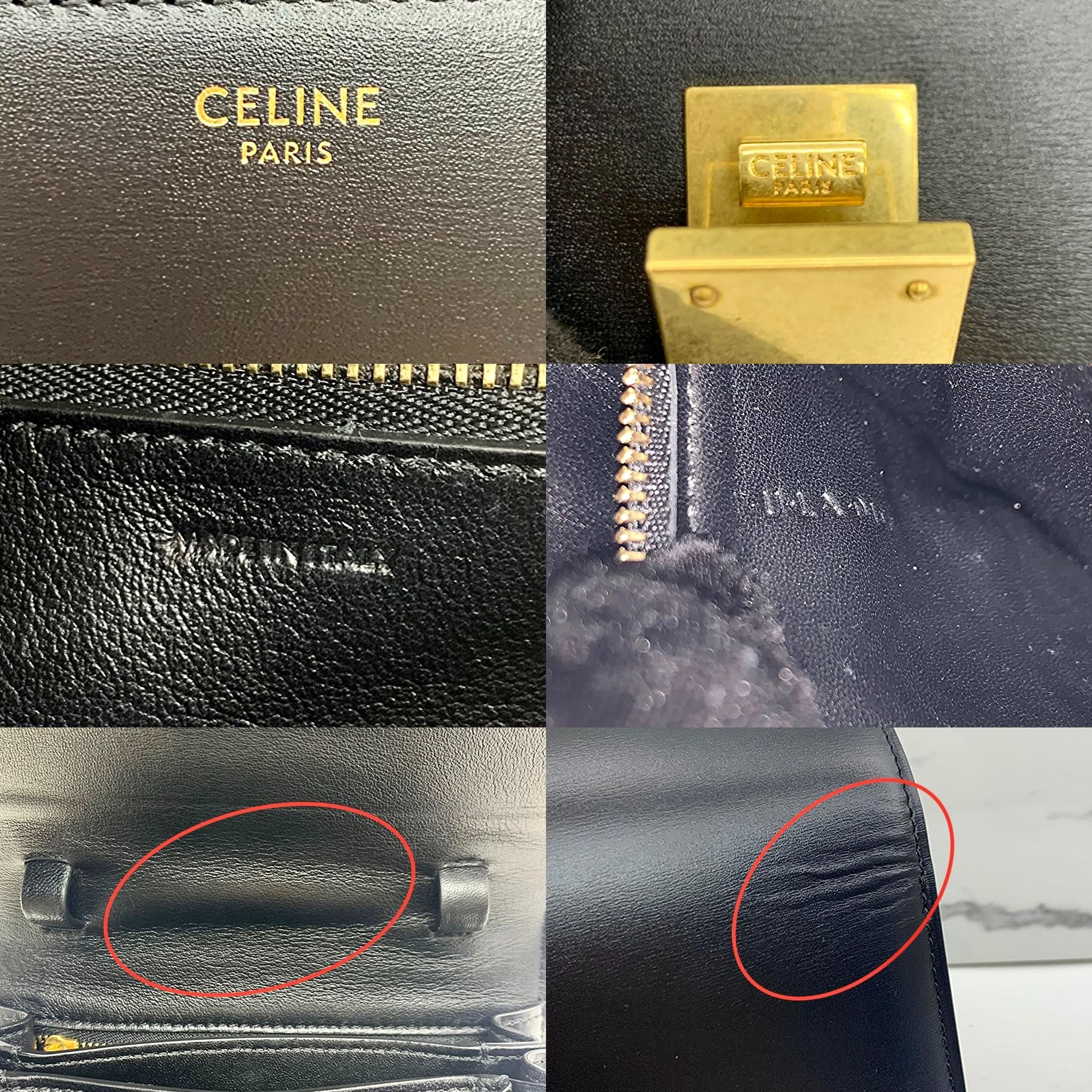 Celine box top bag serial number
