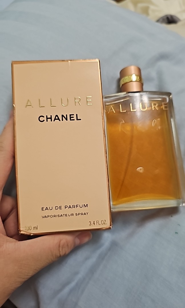  Allure by Chanel for Women, Eau De Parfum Spray, 3.4