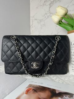 CHANEL Propeller Mini Flap Calfskin Leather Shoulder Bag Black