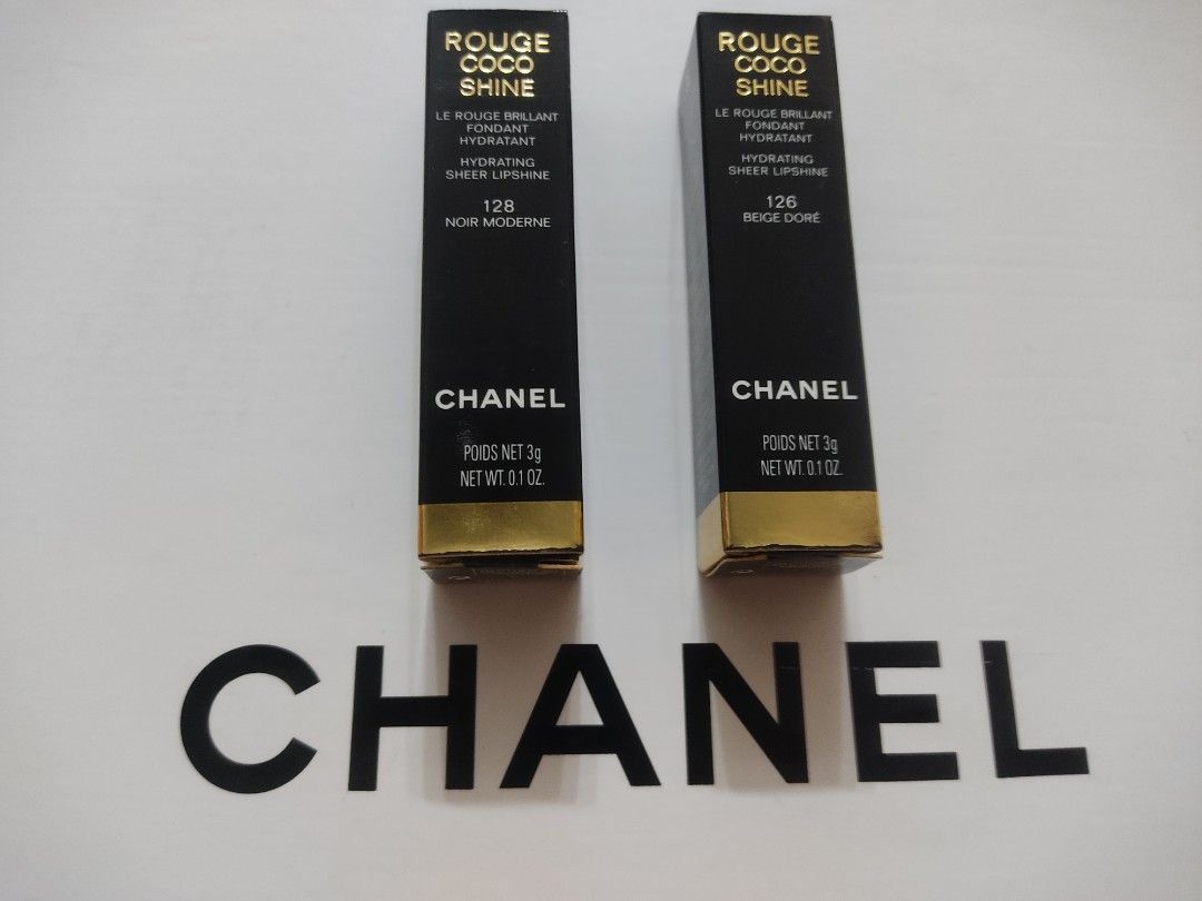 Chanel Beige Dore (126) Rouge Coco Shine Hydrating Sheer Lipshine