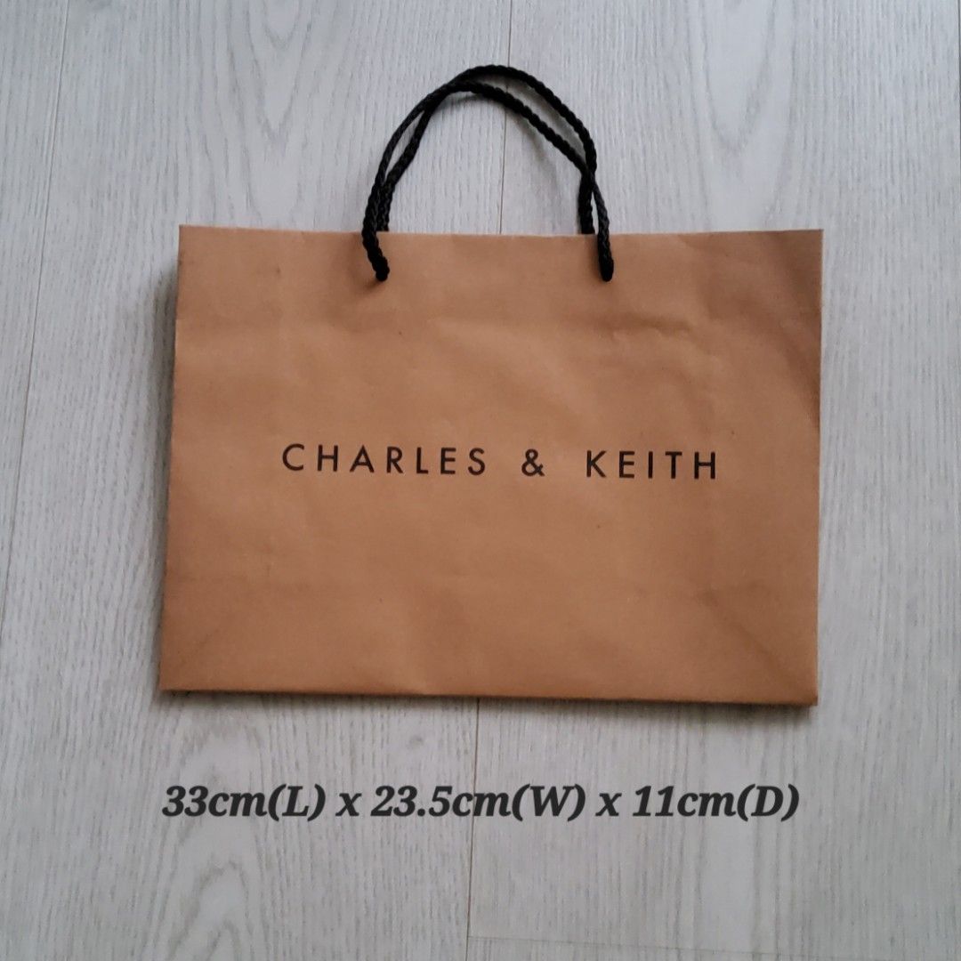 Paper bag clutch charles sales and keith