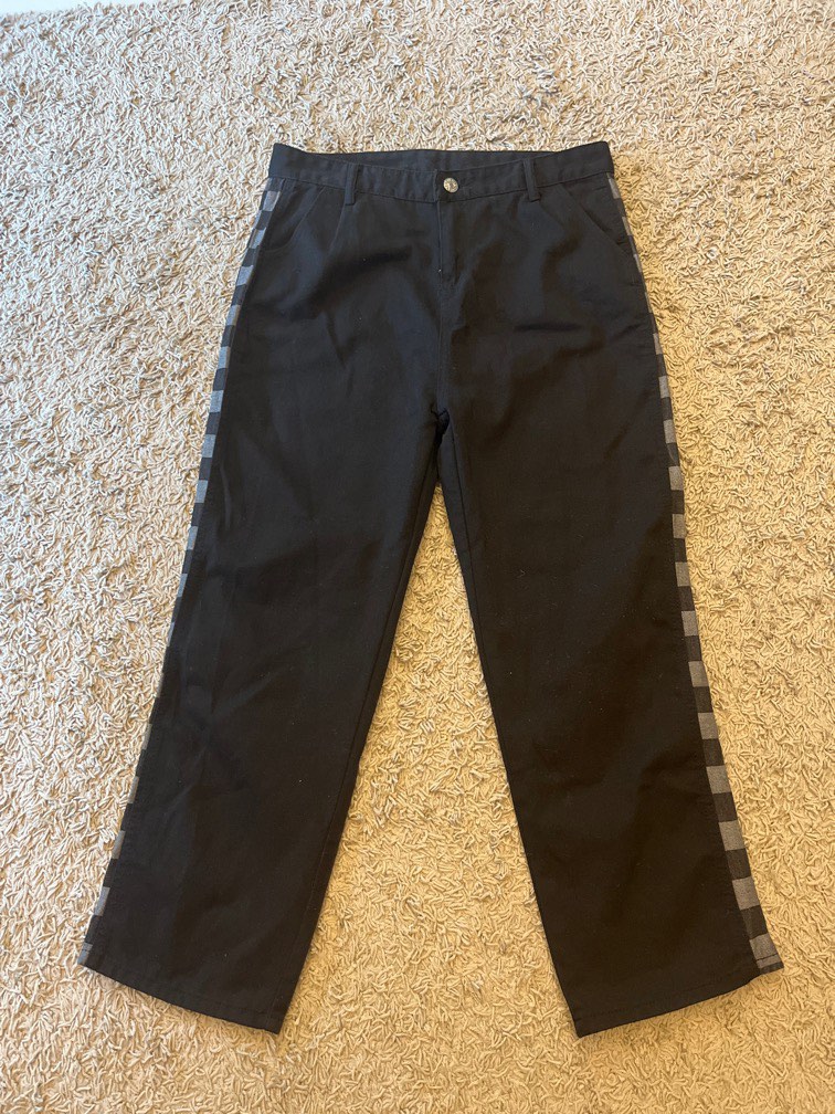 Checkered Black Jeans