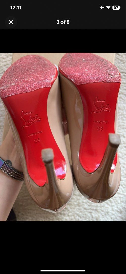 Christian louboutin simple pump 100mm new arrivals