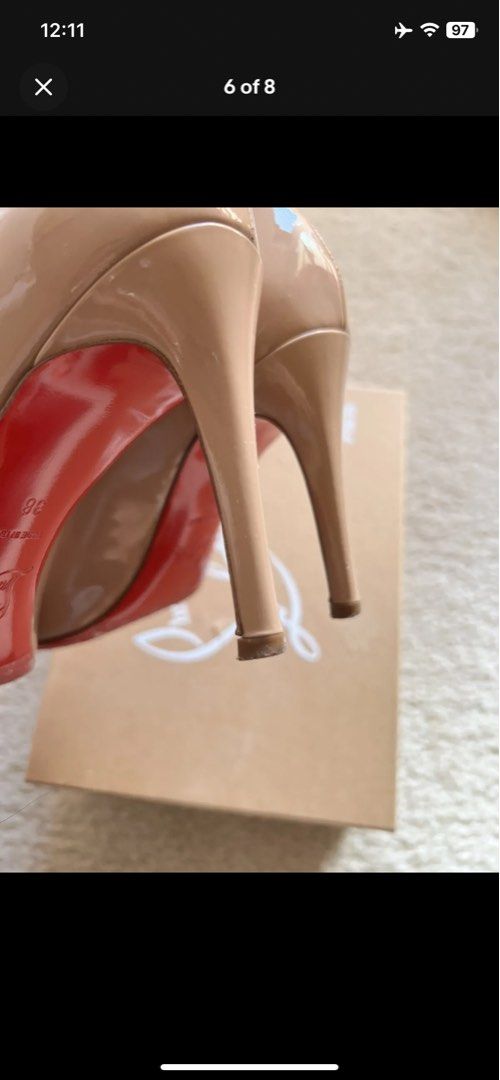 Christian louboutin simple pump 100mm store