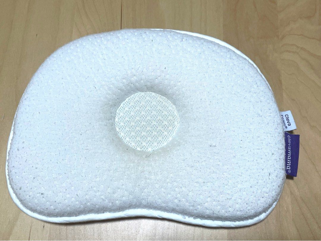 Clevamama infant foam pillow prevent flathead Babies Kids