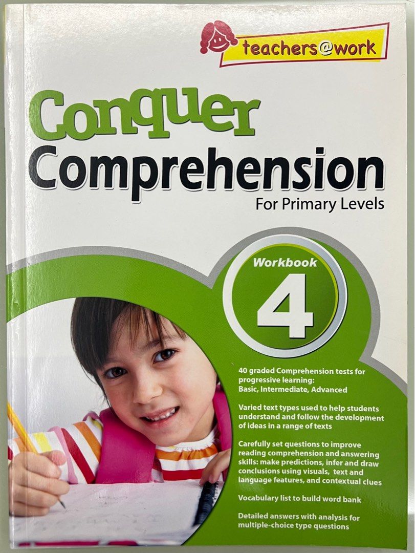 Conquer Comprehension For Primary Levels-Workbook 4, Hobbies & Toys ...