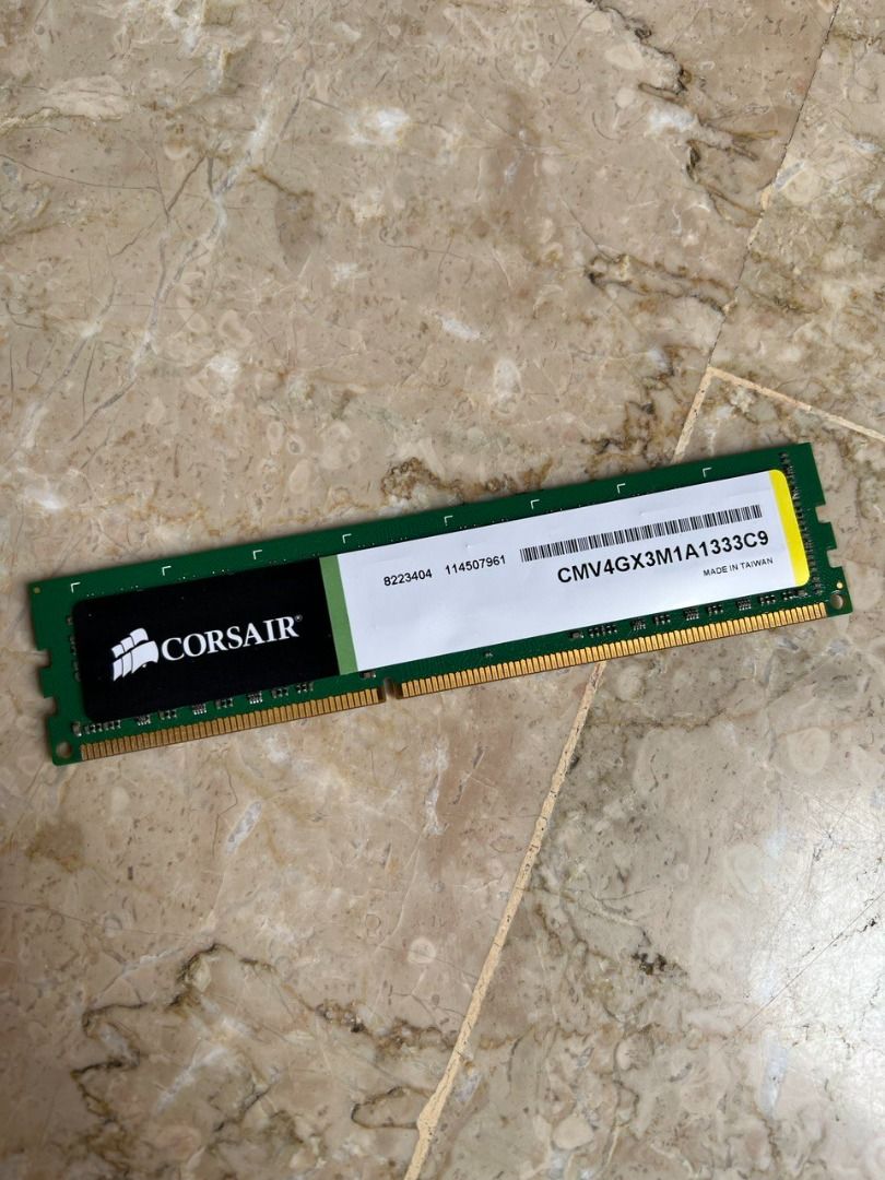 Corsair 4GB DDR3 Memory Computers Tech Parts Accessories